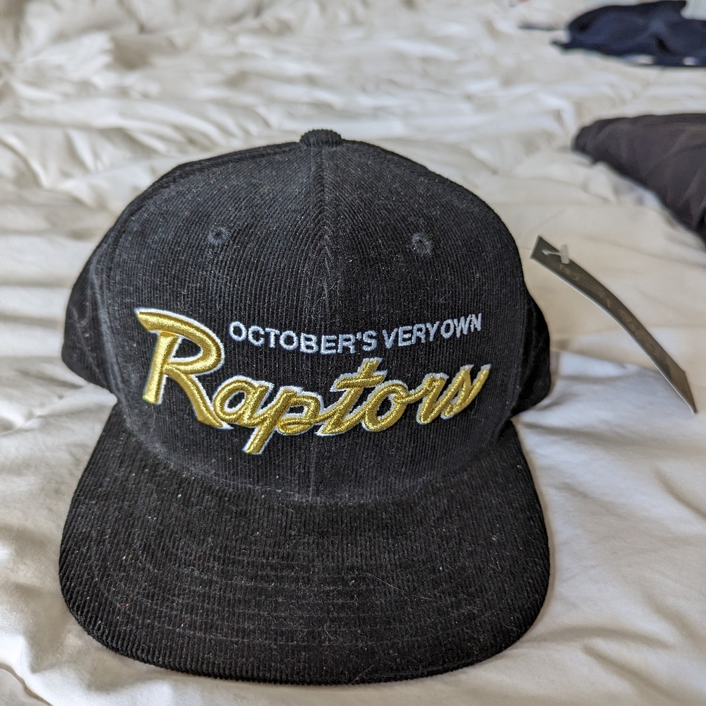 October's Very Own OVO Raptors Corduroy SnapBack